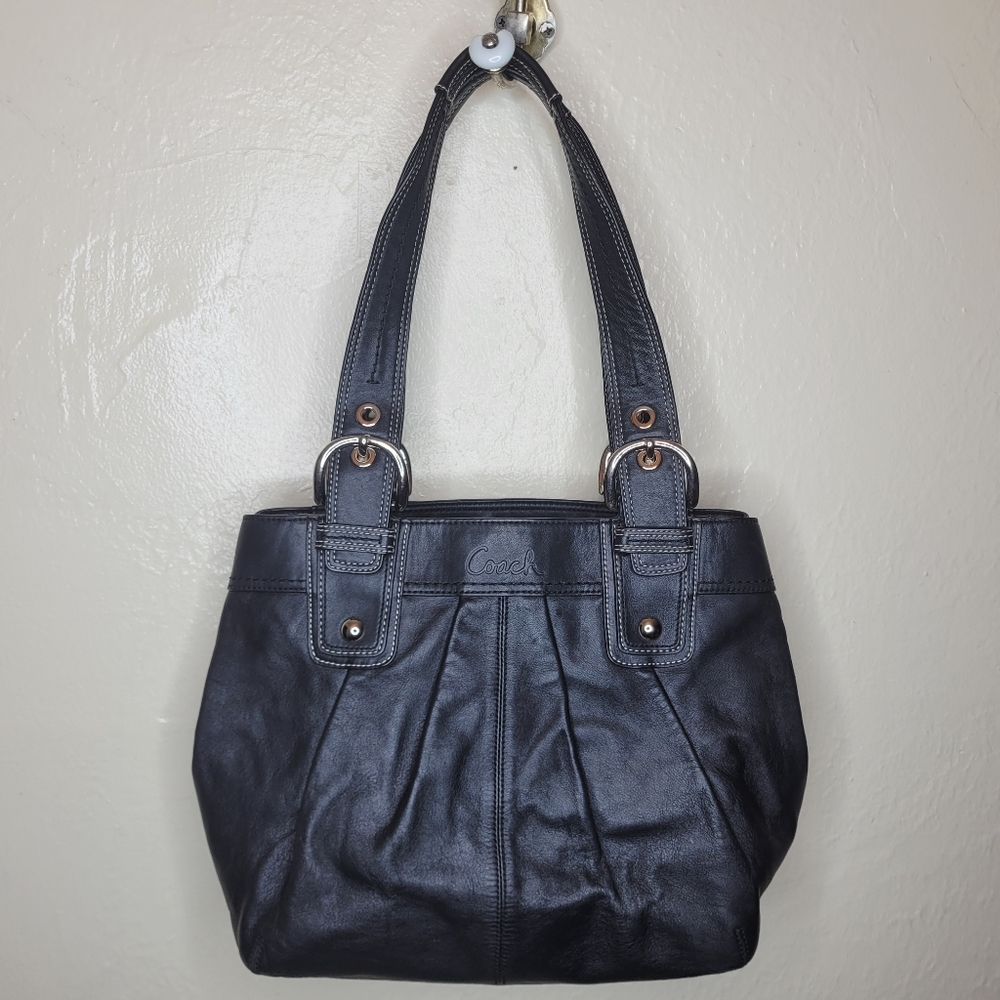 Coach Black Women's Leather Handbag